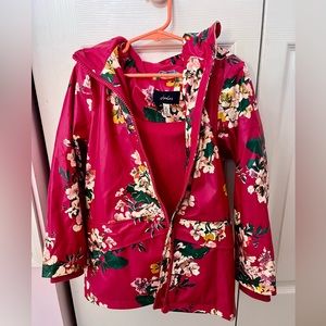 EUC Girls Joules Right as Rain ☔️ Raincoat size 7